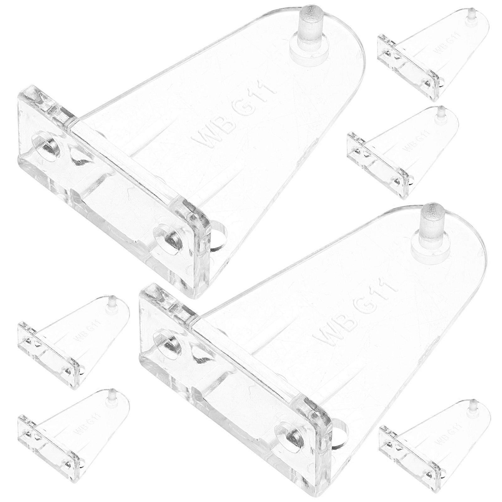 Blind Hold Down Brackets Clear Blinds Replacement Clips 8Pcs Kit
