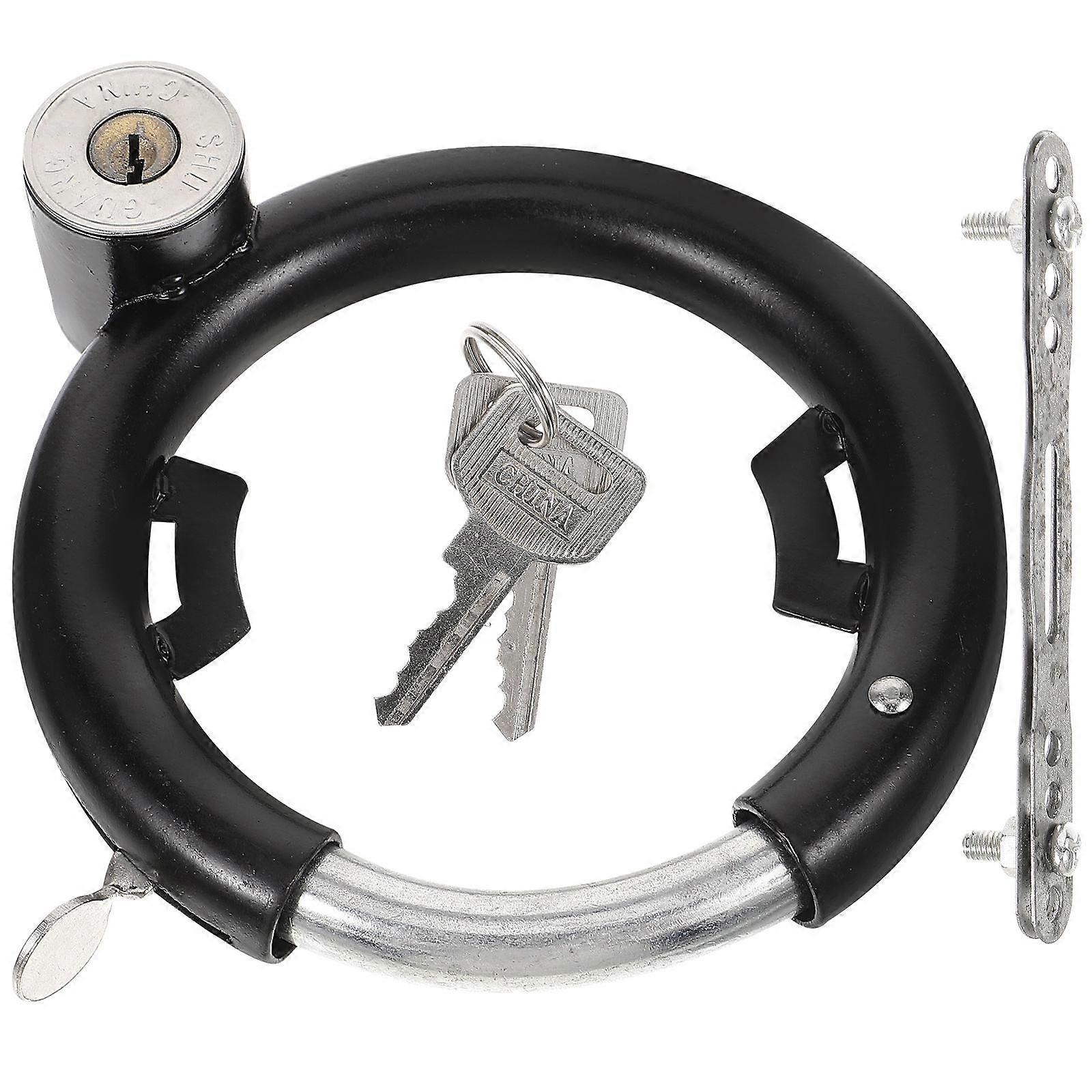 Multi-Function Bike Lock Stainless Steel Round Lock with 3Sets for Cycling