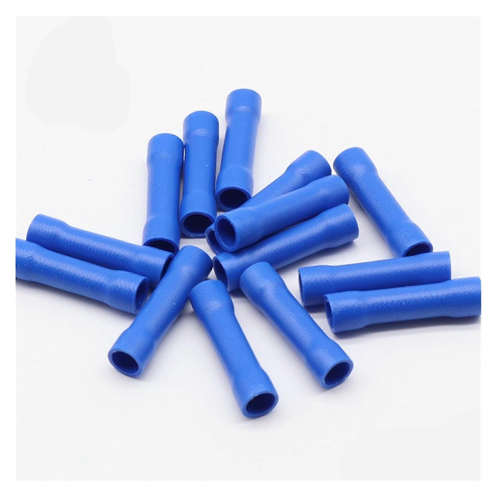 BV2 BV2.5 Fully Insulated Wire Connectors Electrical Cable Crimp Terminals 100PCS