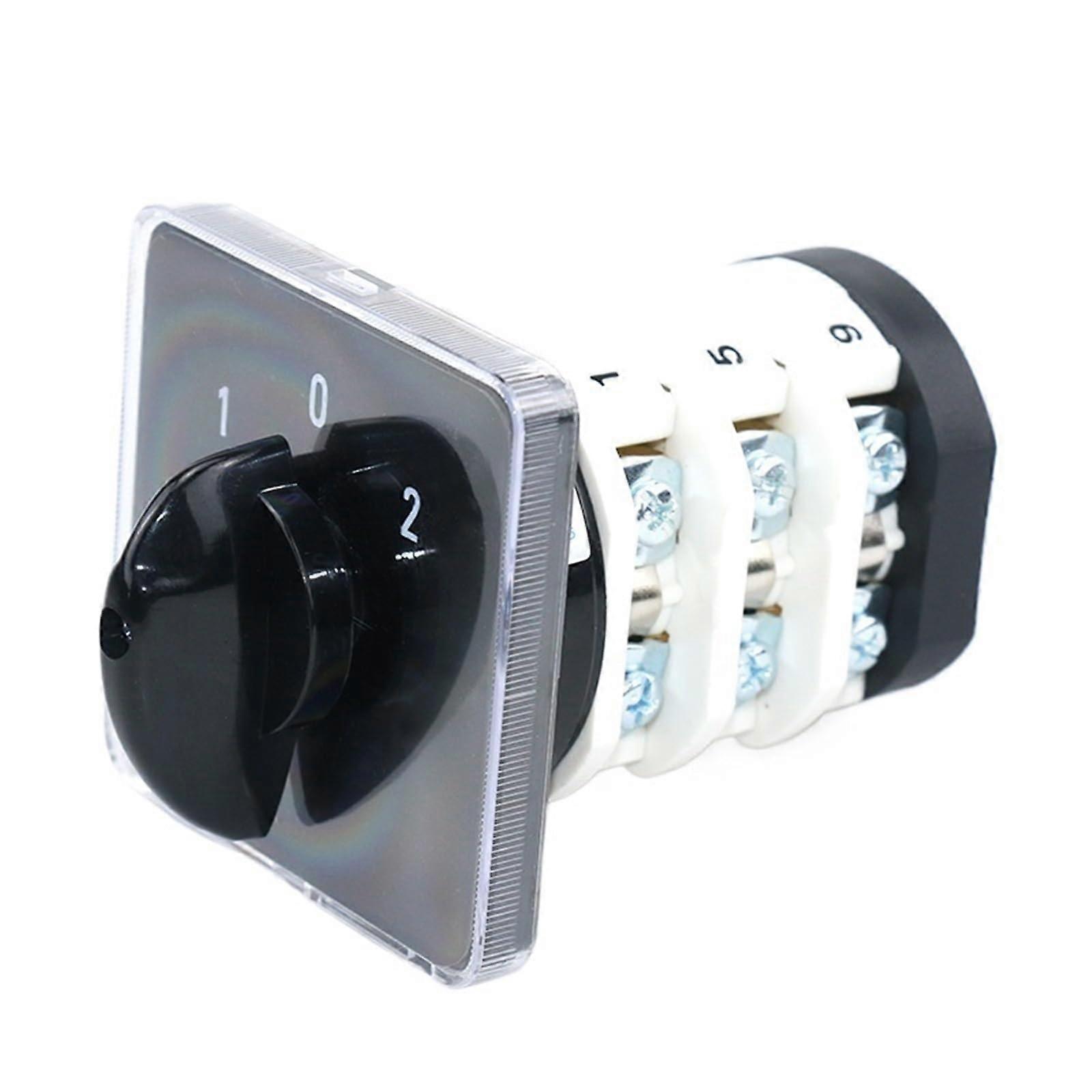 Cam Switch 32A 3 Position Three Phase Selector with Silver Contacts and Changeover Function