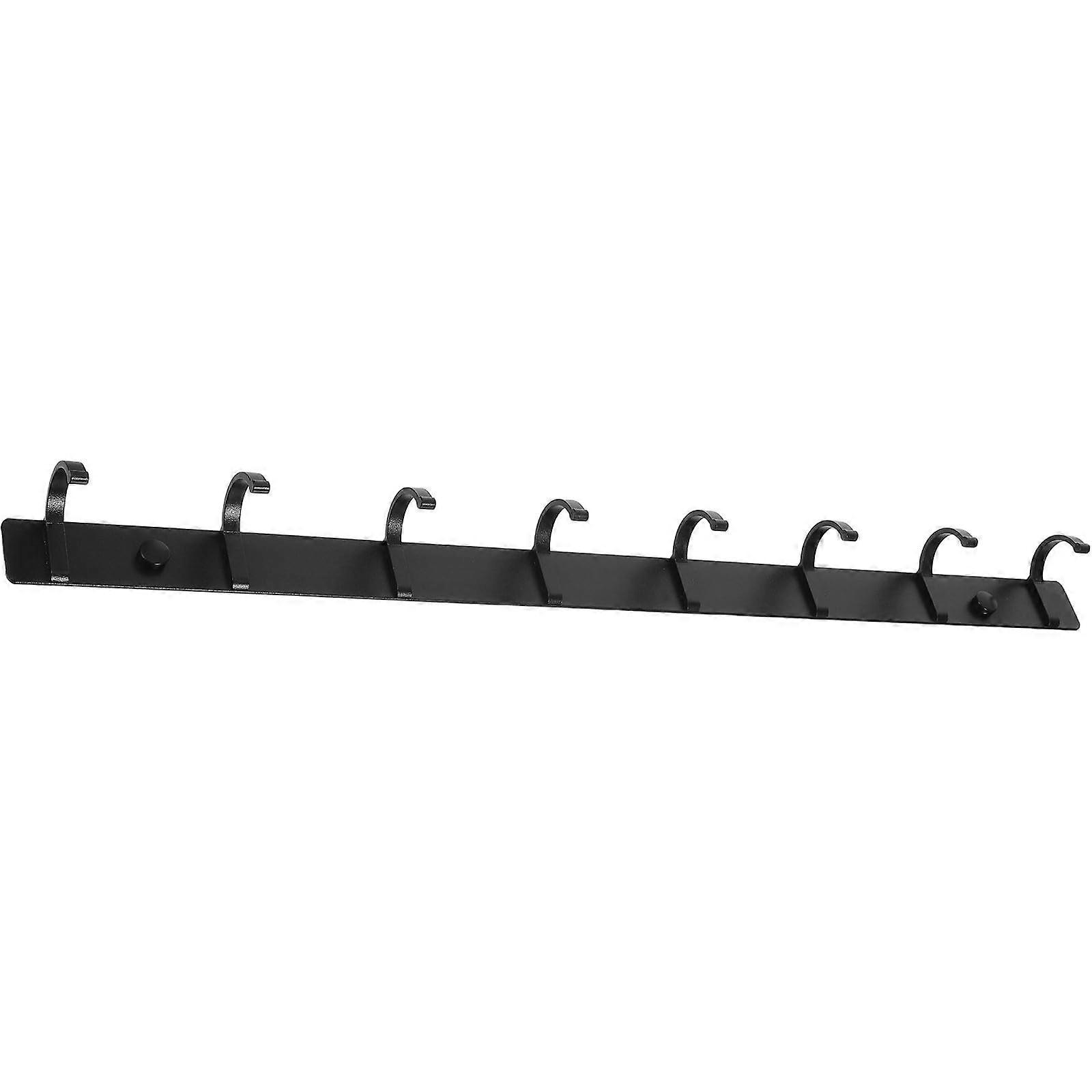 Aluminum Wall Mounted Coat Rack with Hooks, SpaceSaving Modern Organizer for Bathroom, Entryway