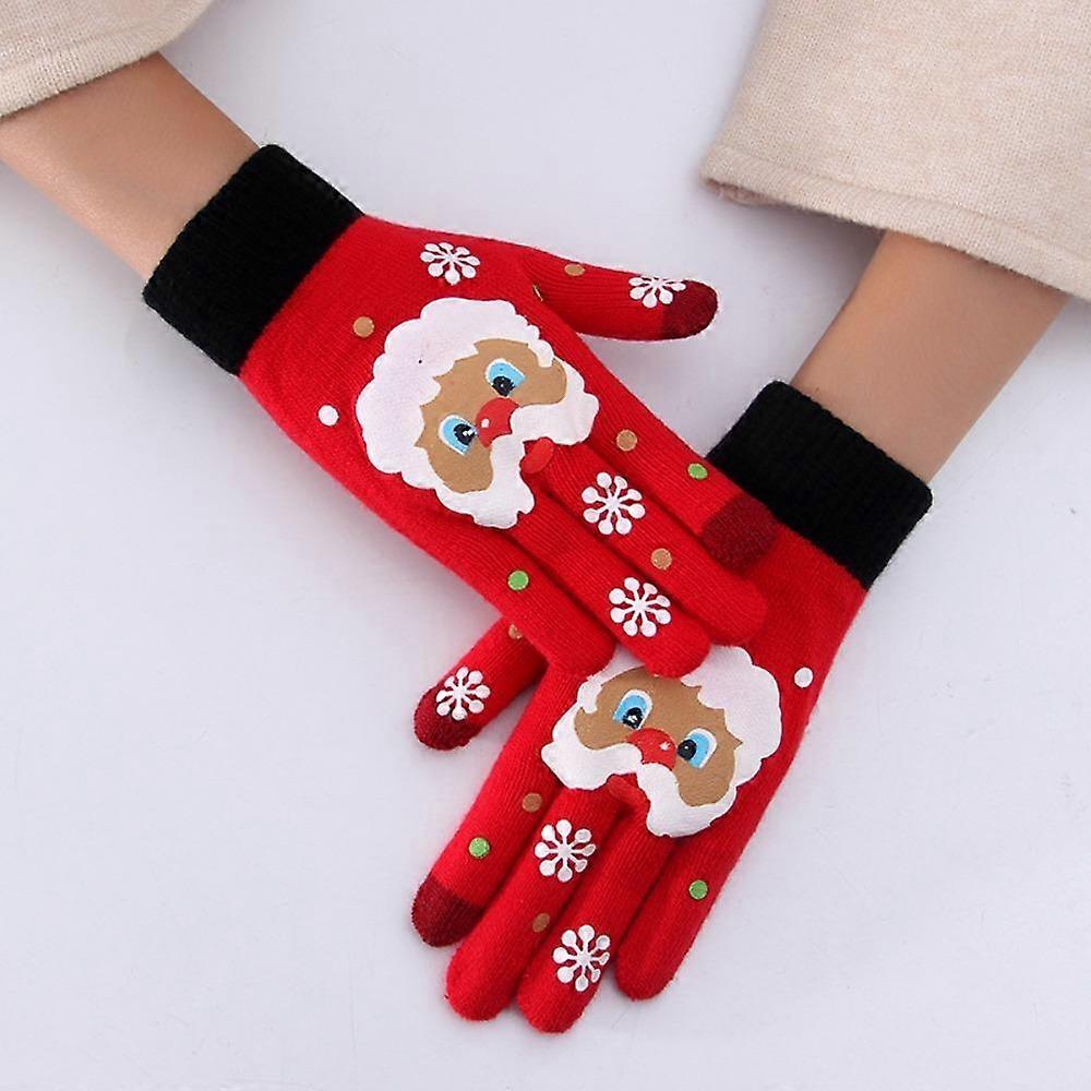 Warm Touch Screen Gloves Touchable Screen Driving Mittens 2024 Skiing Gloves  Christmas