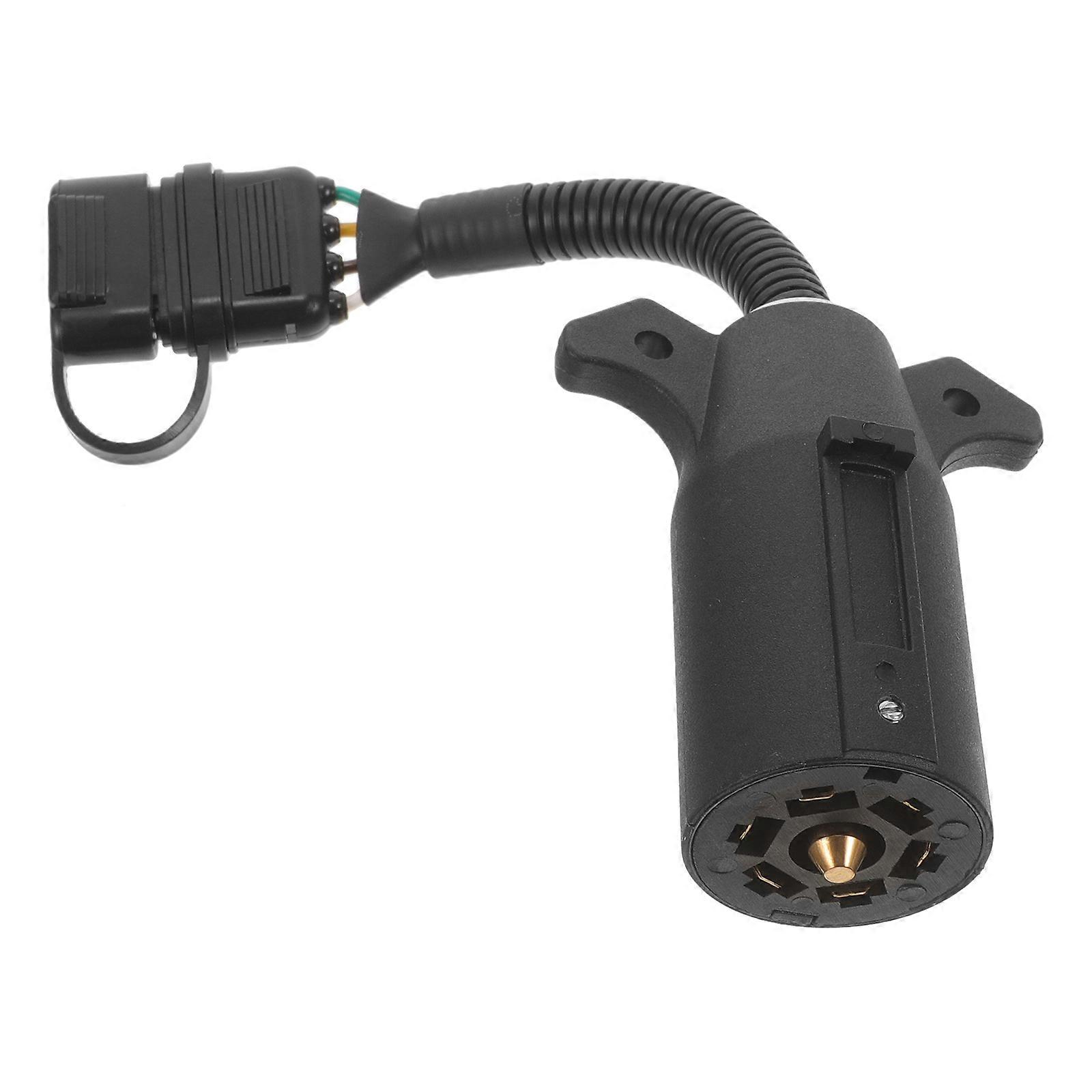 Trailer Plug Adapter 7 Pin Connector for Trailer Wiring Harness 2Pcs