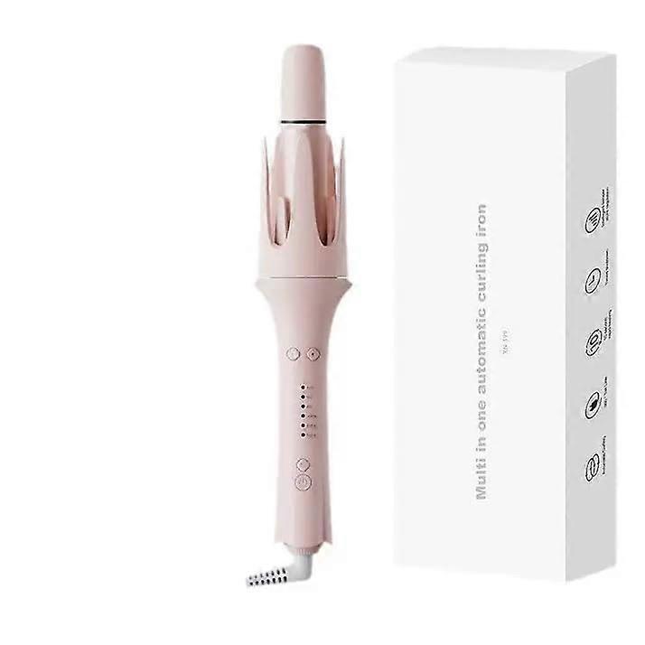 Curling Iron Rose Gold with Preset Temperature Settings, Titanium Ceramic for All Hair Types