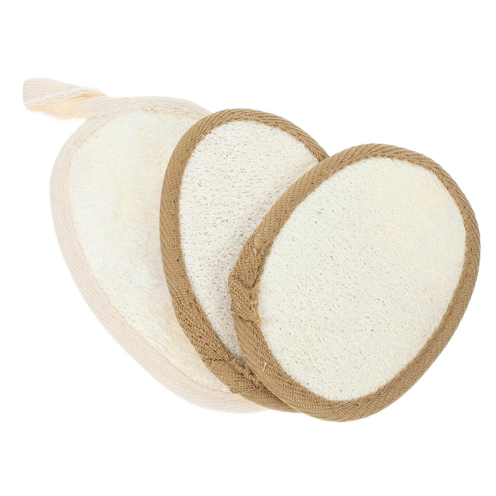 Bath Loofah Shower Sponge Set, Gentle Exfoliating Soft Mesh Body Scrubber, Quick Dry with Hang Loop