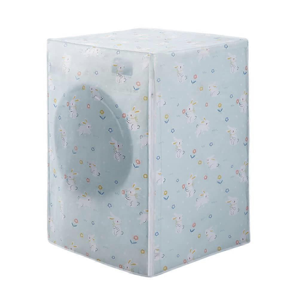 Waterproof Front Load Washing Machine Cover with Zipper Dustproof UV Protection M