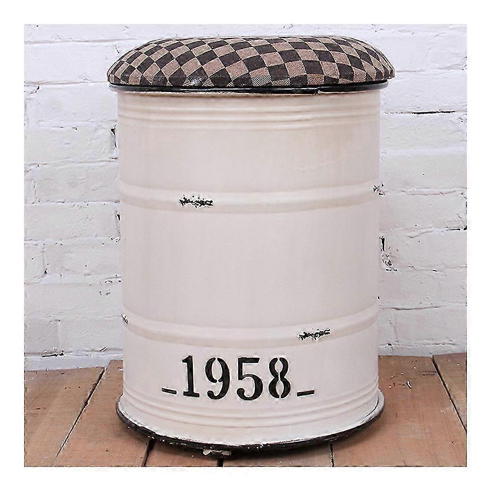 Creative bucket iron chair large capacity storage stool 25-26