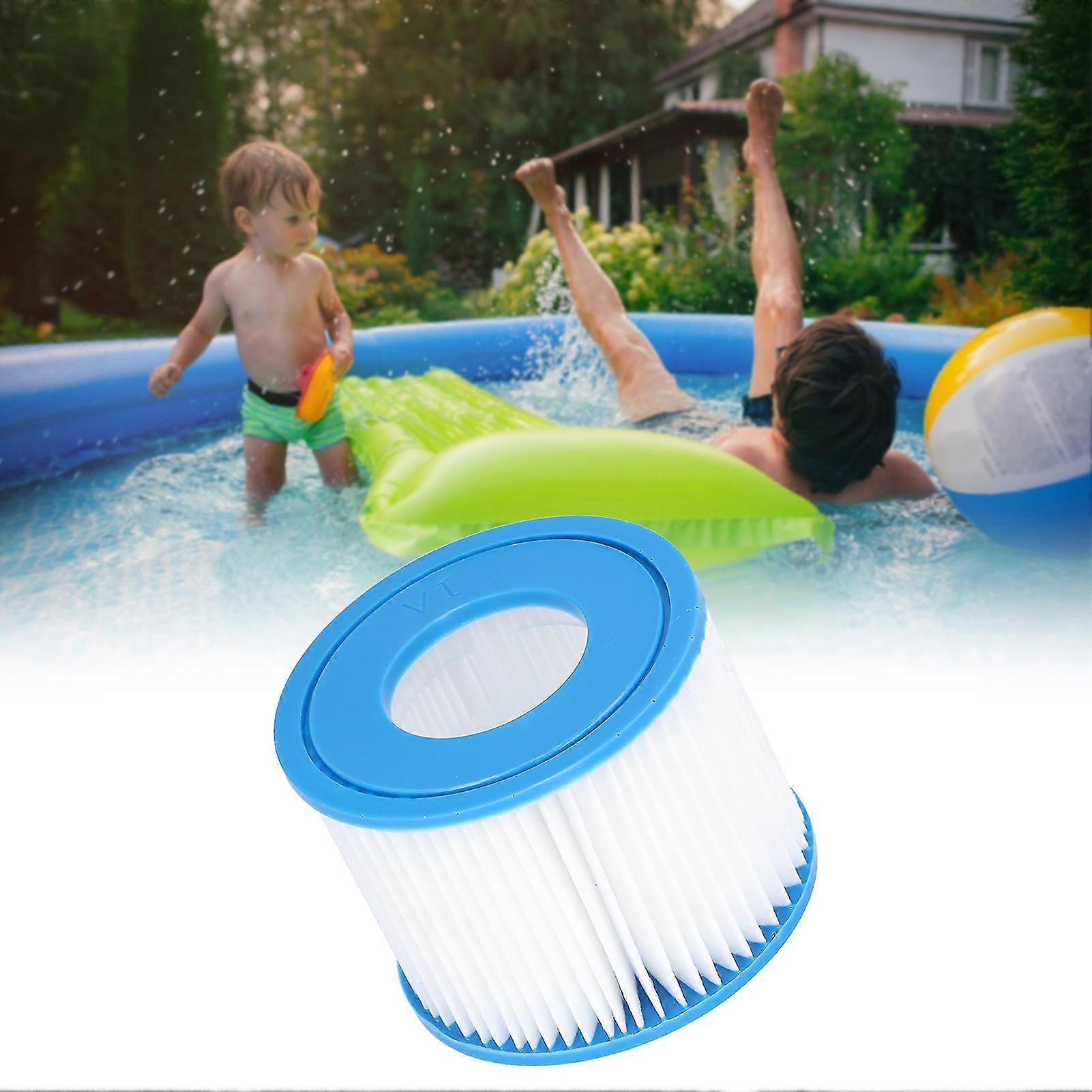 Inflatable Pool Filter Cartridge 10.5x10.5x8cm PP Replacement 2025