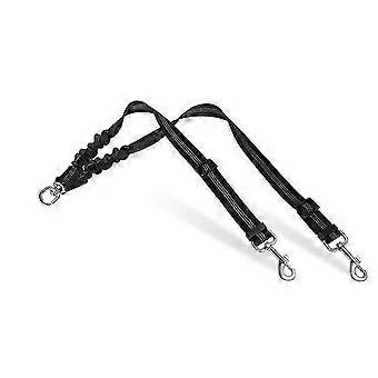 26-27 Double Dog Leash, Two Dog Adjustable Length Dog Lead, No-Tangle Leash for 2 Dogs