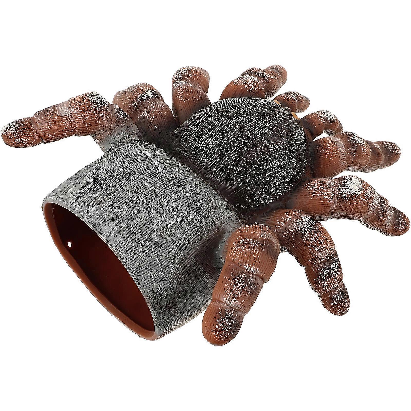 Spider Hand Puppet for Education Plastic Toy Simulation Model