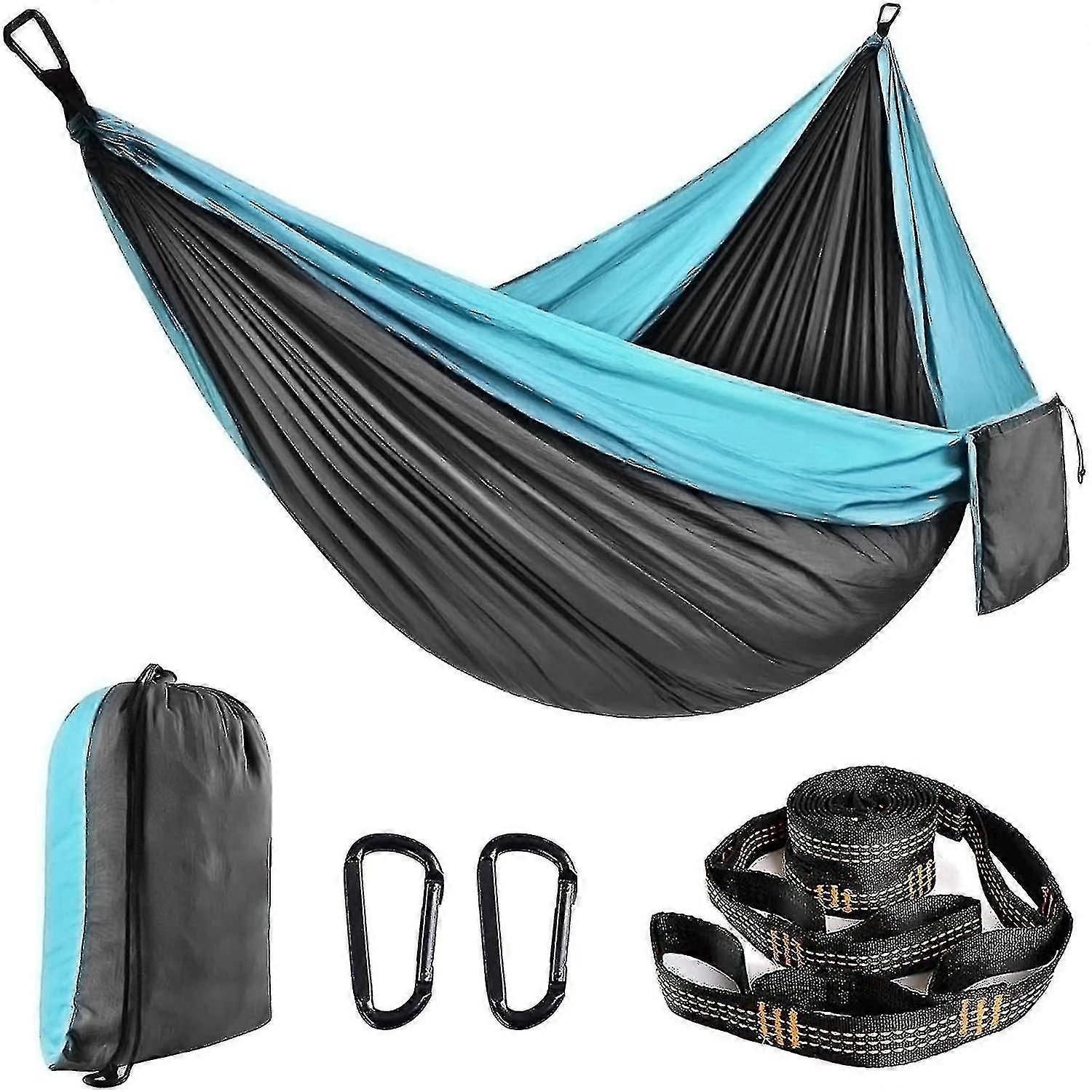 Portable Camping Hammock Ultra Light Nylon Parachute Hammock With Two Tree