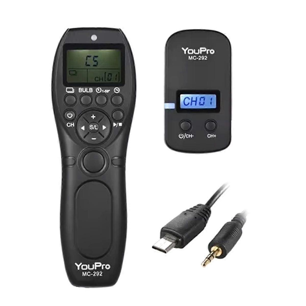 -292 2.4G Wireless Remote Control LCD Timer Shutter Release Channels for /// S2