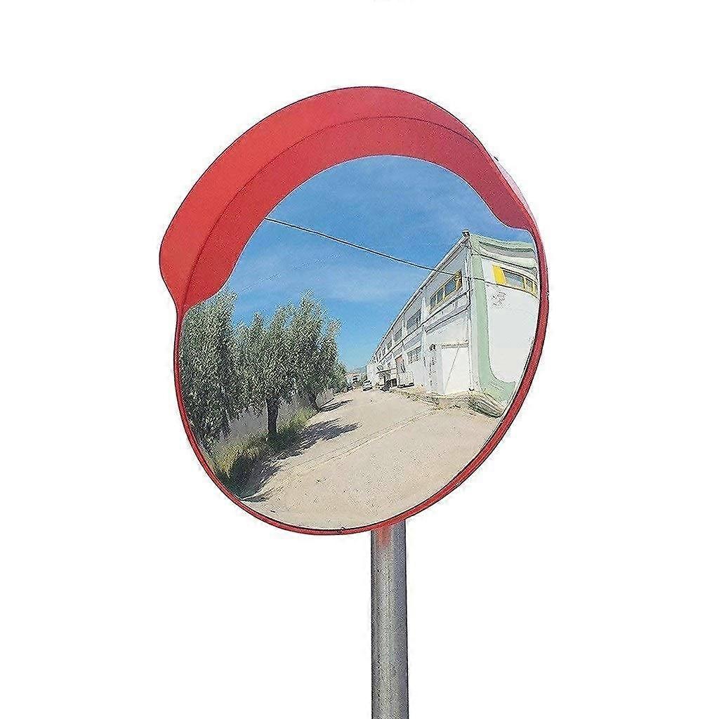 Outdoor Convex Security Mirror 75CM with AntiTheft Wide View, Waterproof and ScratchResistant