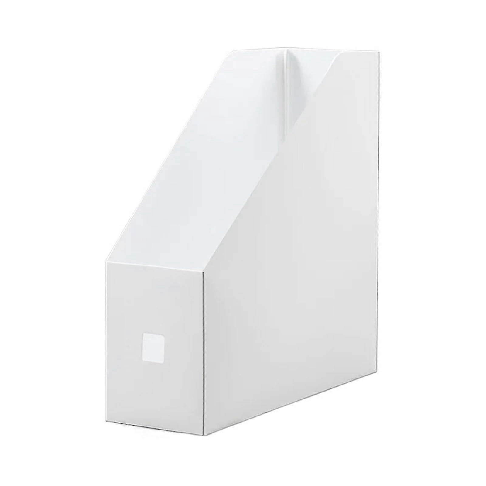 Vertical File Organizer Rack with MultiLayer Document Holder for Desk Paper and Magazine Storage