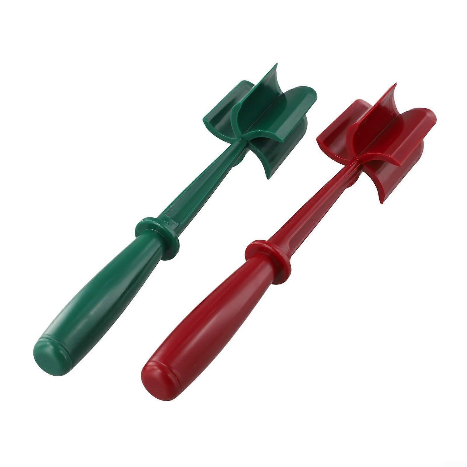 Meat Chopper Manual Grinder with Ergonomic Handle for Efficient Meat Separation, Compact Kitchen Tool (Red/Green)