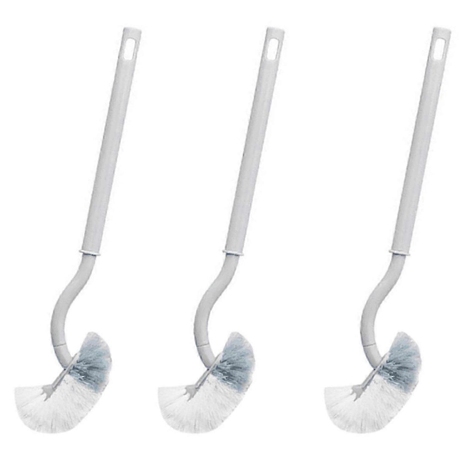 Soft-bristled wall-mounted toilet brush