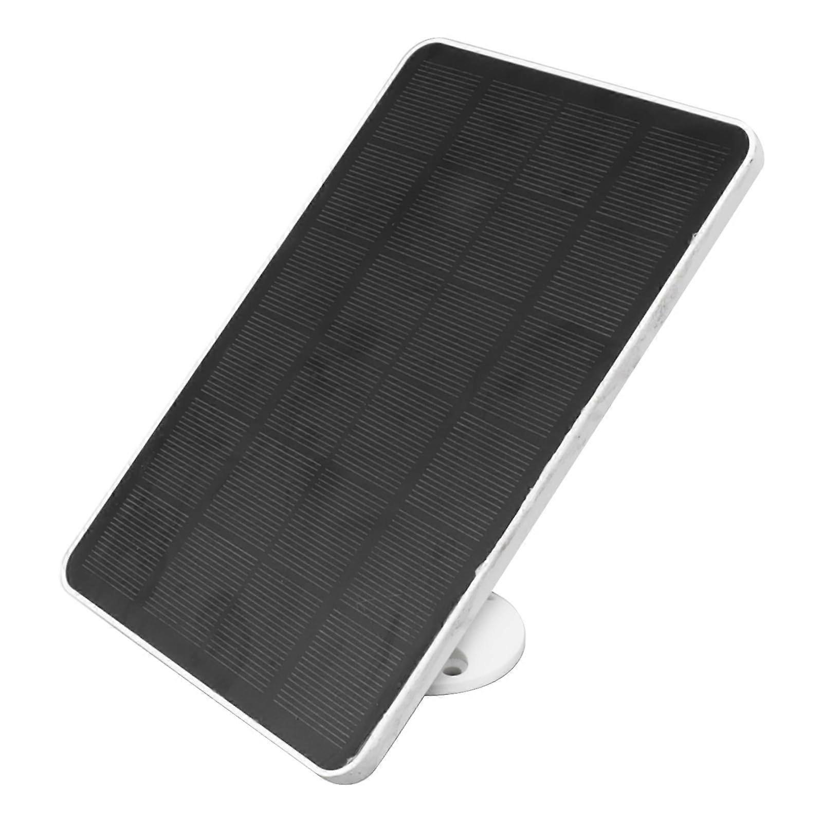 Solar Panel for Security Camera 5V 4W IP65 Waterproof Continuous Power with 360° Adjustable Mount for Arlo Ring Blink