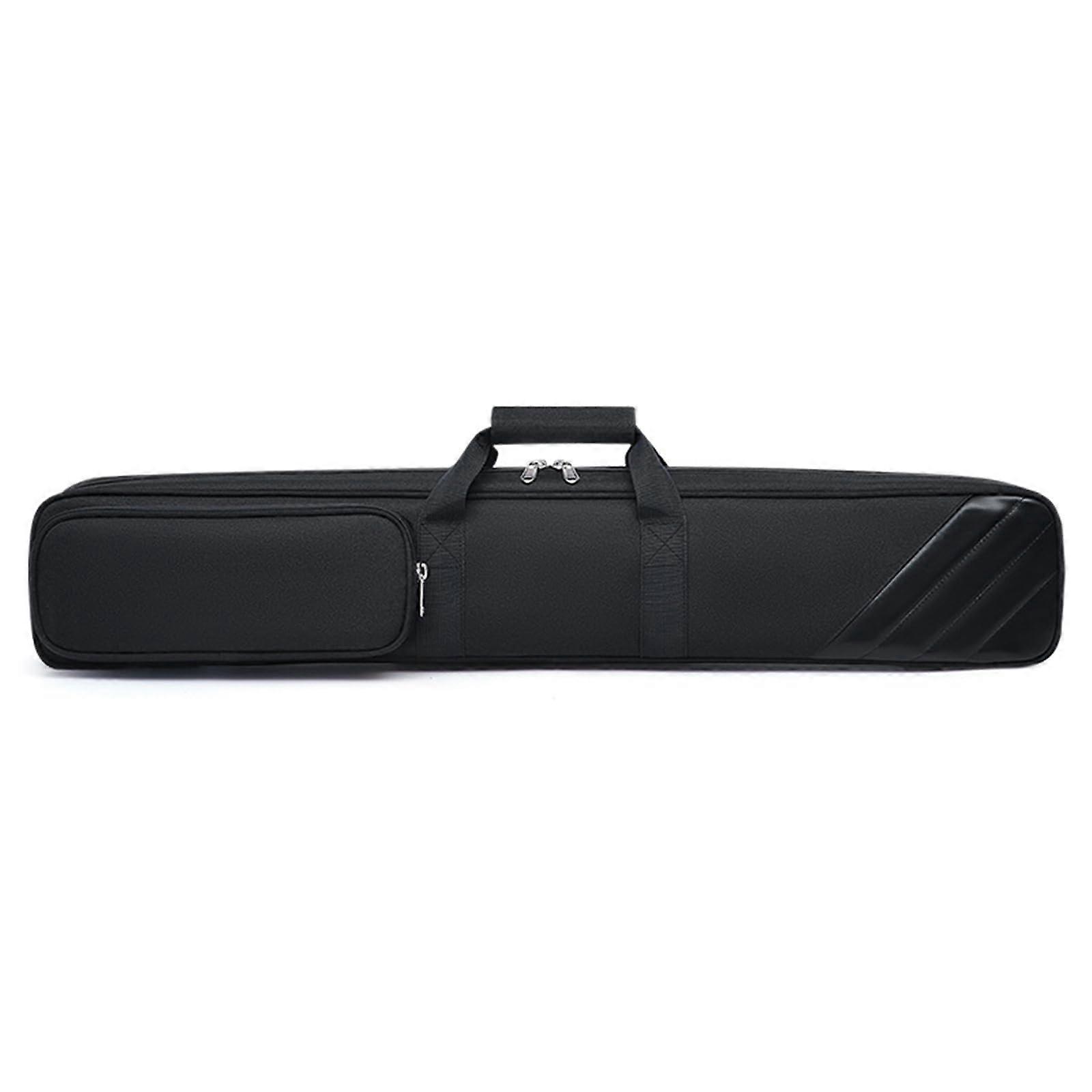 Large Capacity Pool Cue Case with Multiple Pockets Billiard Cue Bag for Travel and Storage