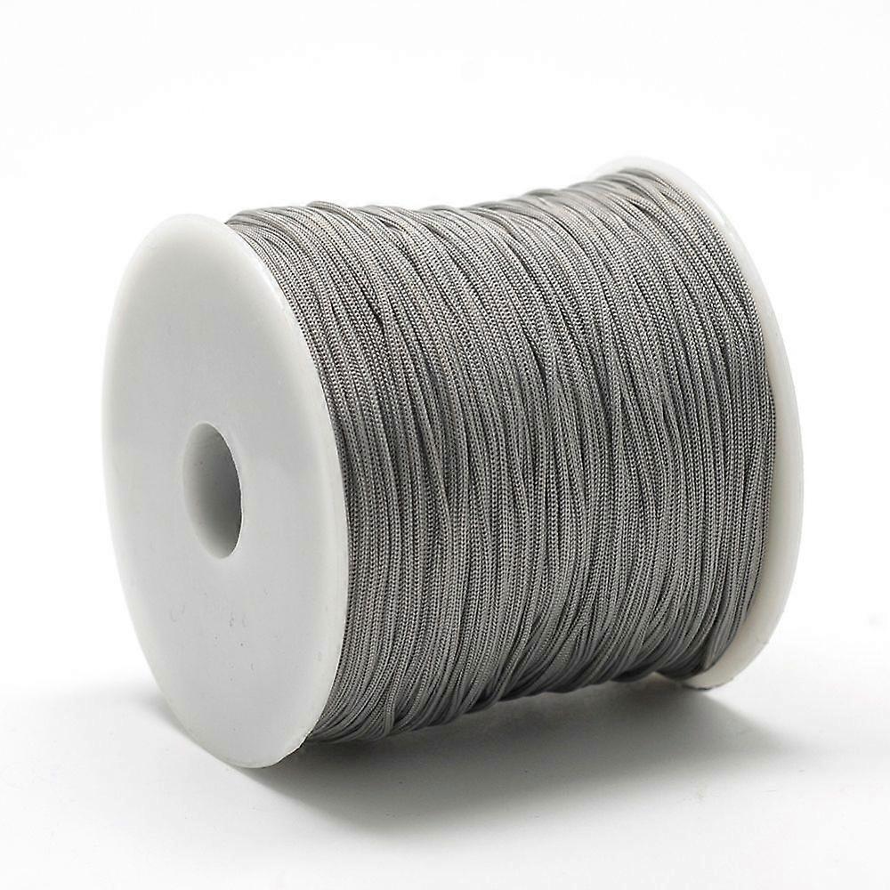 Polyester Cords Gray 0.8mm 131.23~142.16 yards(120~130m)/roll