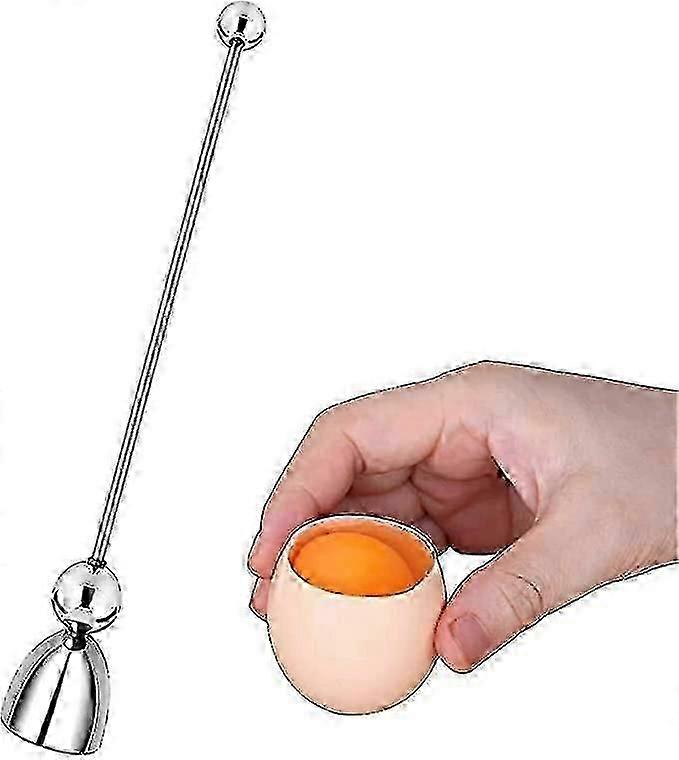 Easy egg shell remover stainless steel tool