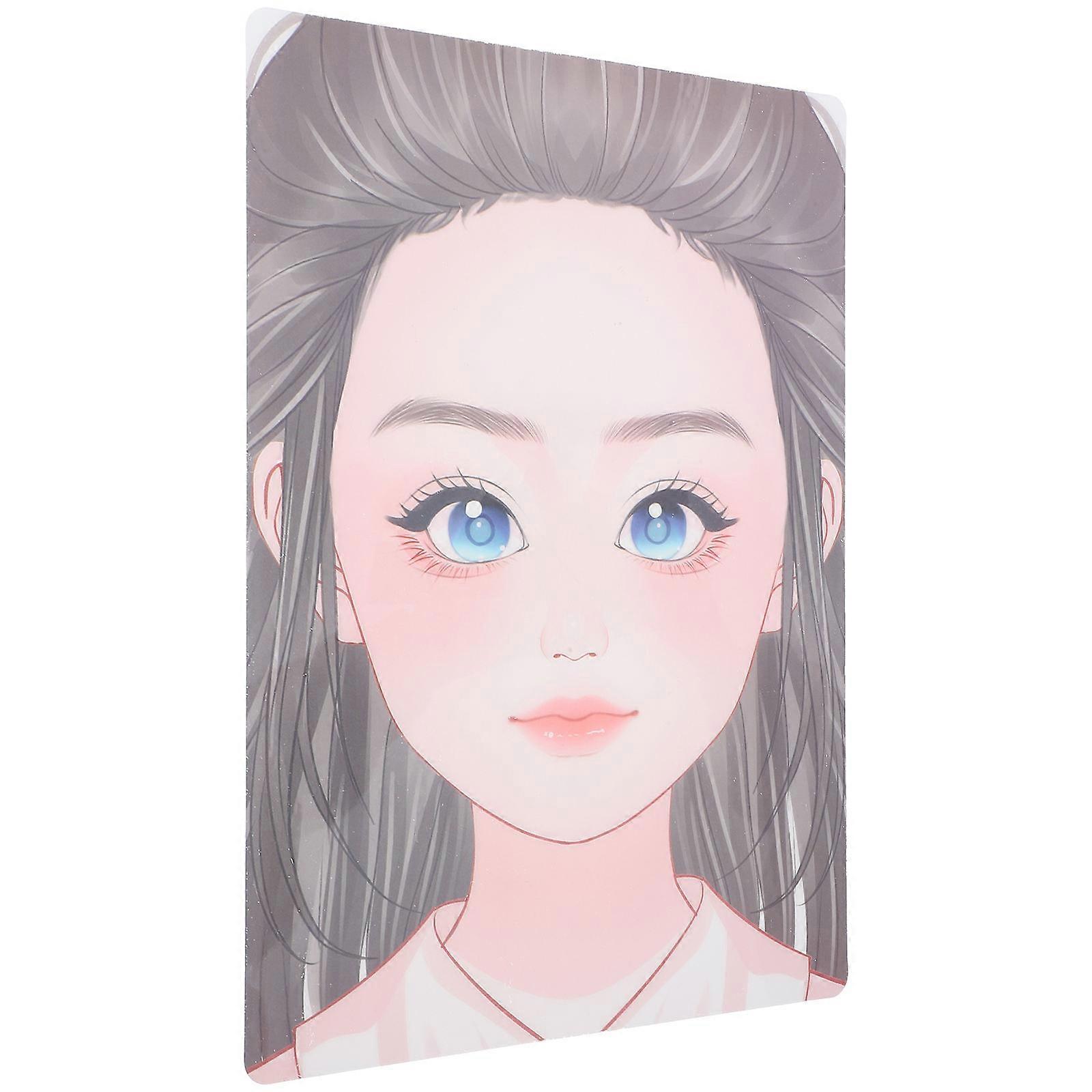 Face Painting Practice Board for Skill Improvement 2Pcs Washable Pet