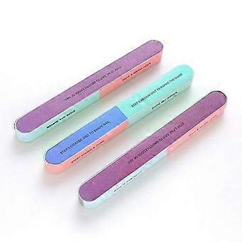 Colorful Nail File Buffer Strips for Manicure Pedicure, Random Color UV Gel Nail Polishing Tools