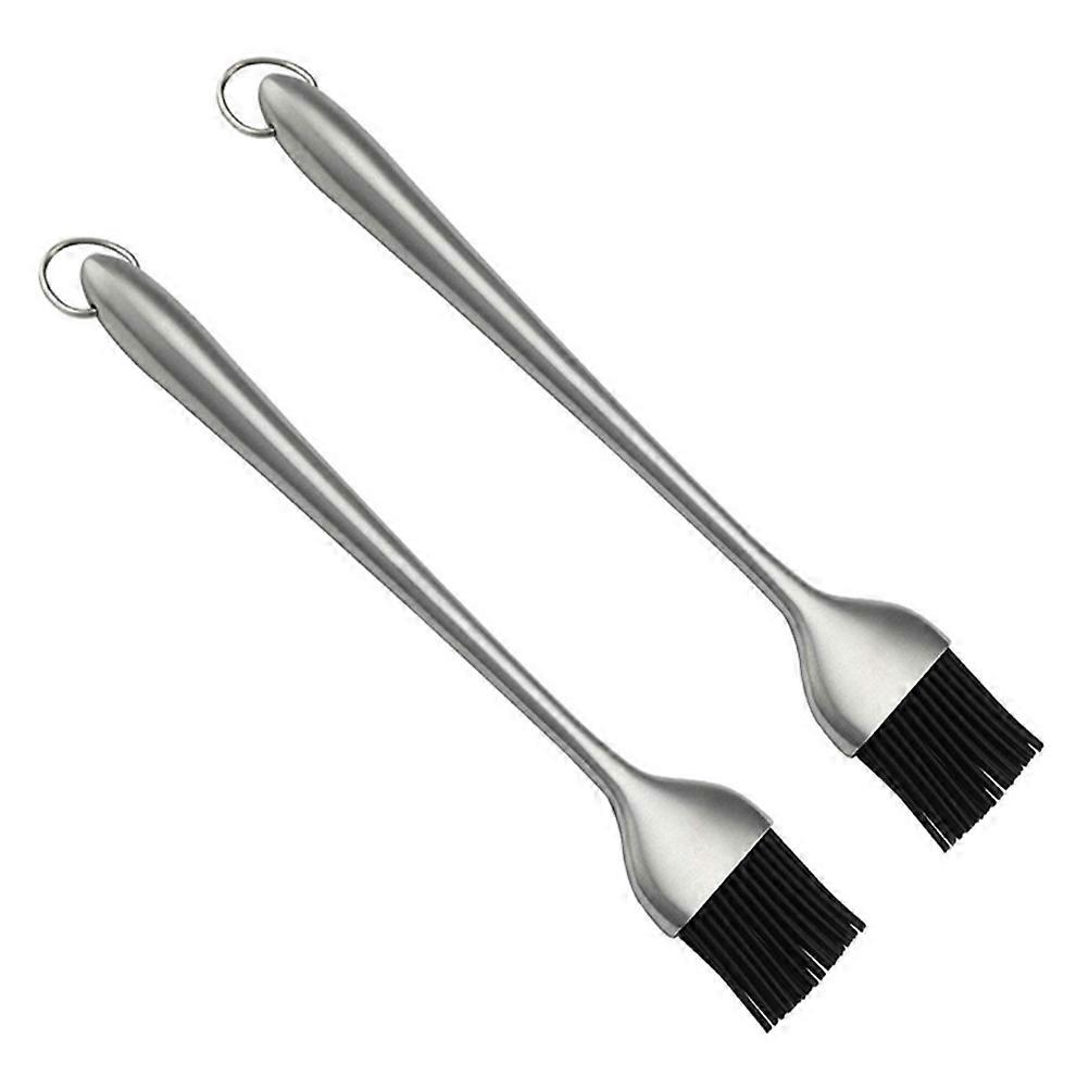 Silikon-Grillpinsel mit Edelstahlgriff