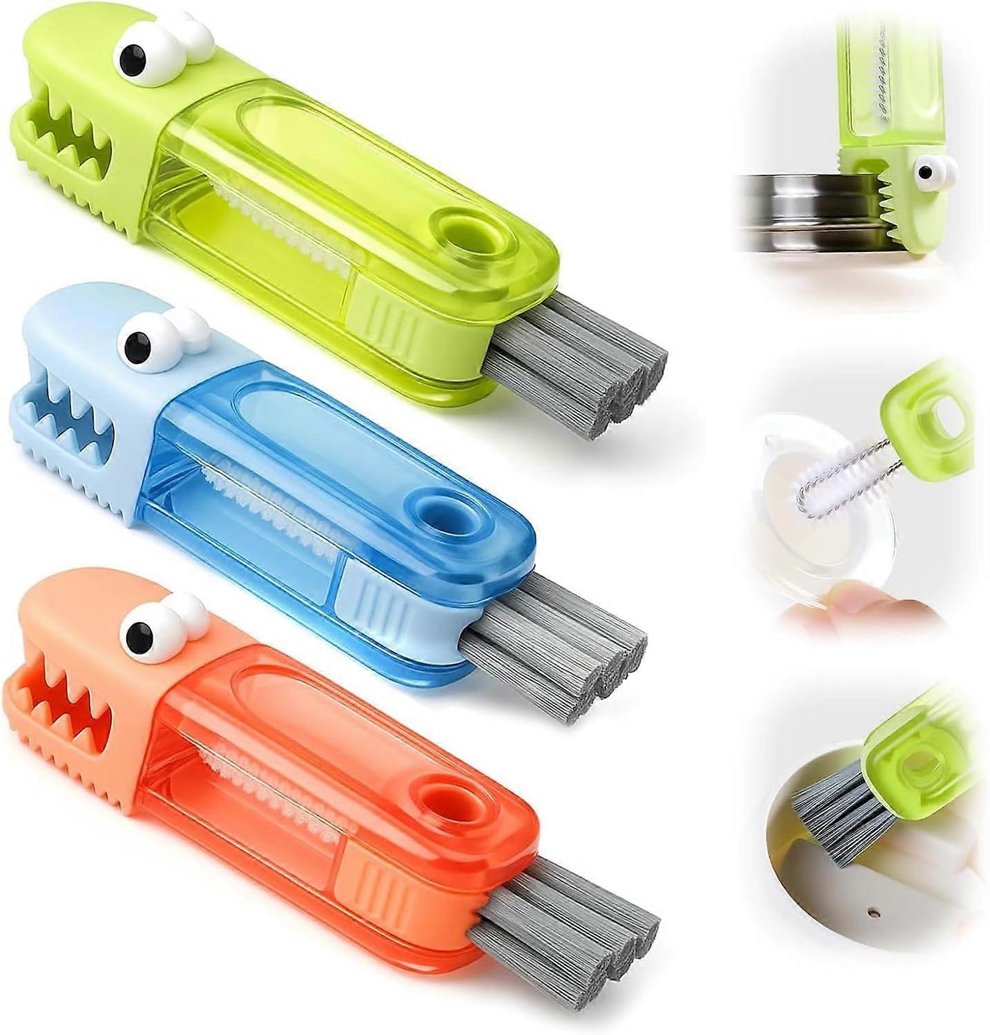 3-in-1 Multi-Functional Cleaning Brush for Cup Lids
