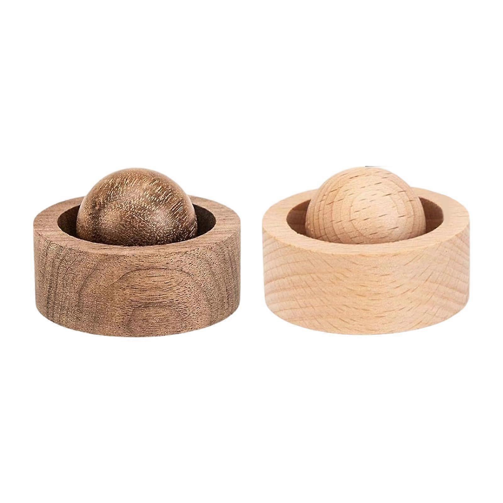 2Pcs Wooden Essential Oils Diffuser Sturdy for Home Decoration Oil Diffuser