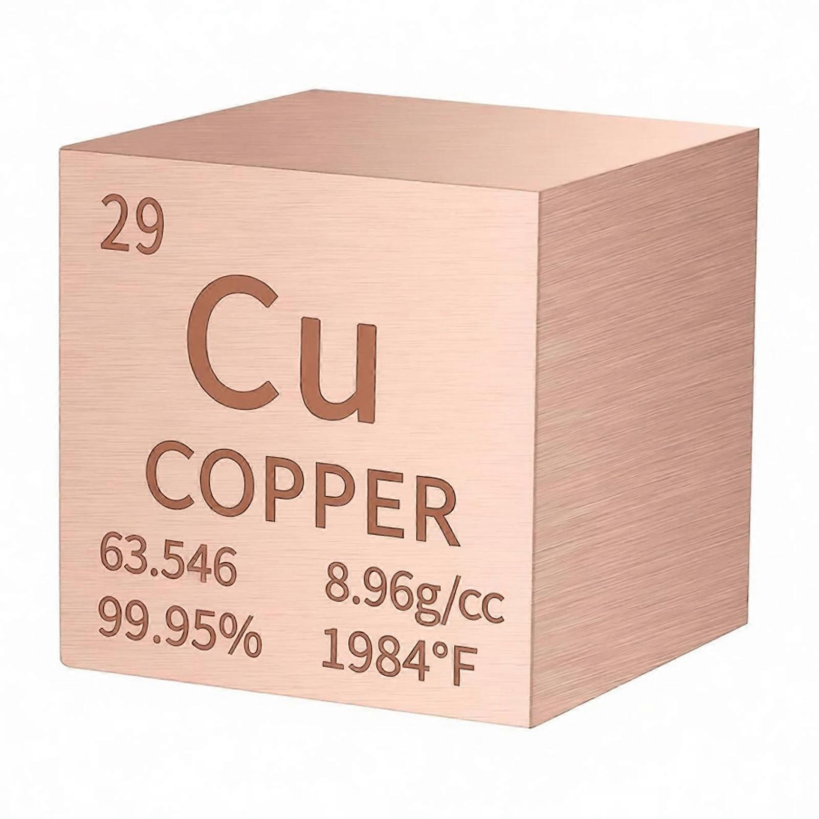 Metal Cube - for Teacher - with Atomic Number