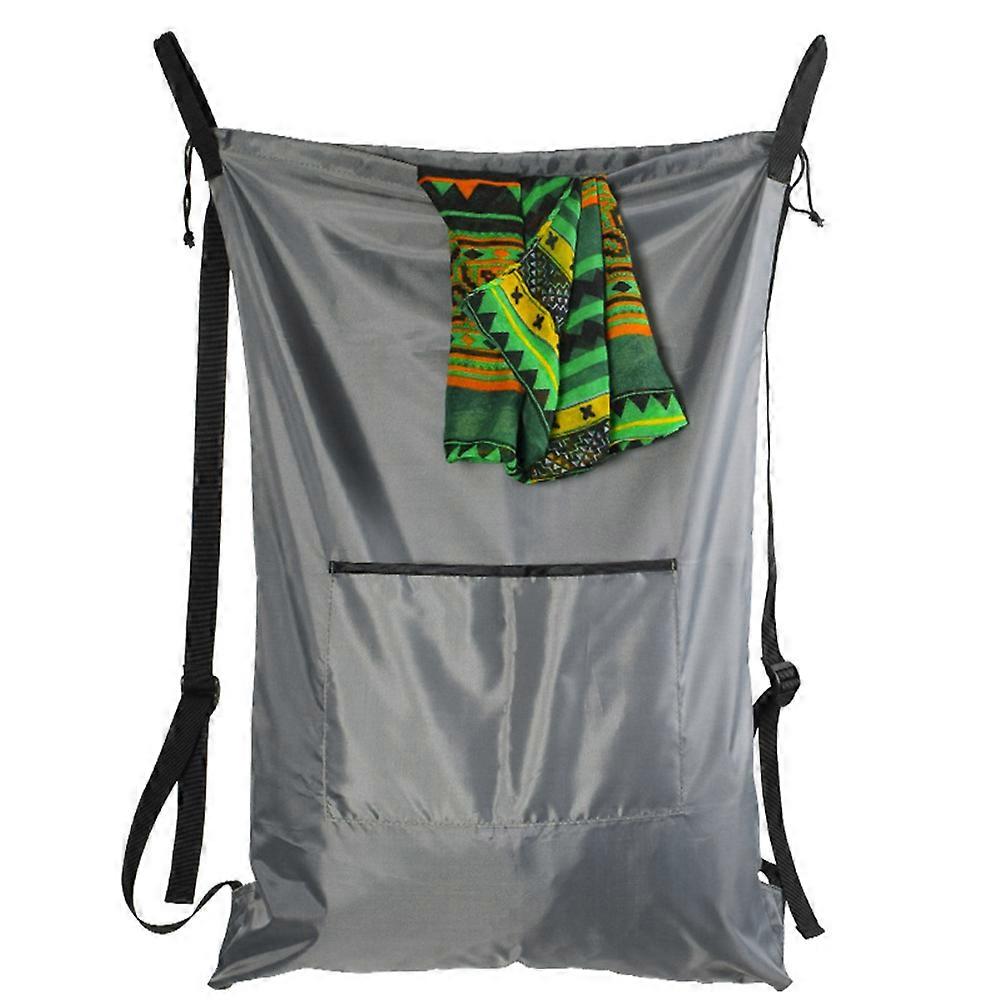 Laundry Bag Oxford Waterproof Drawstring Clothes Storage Bag 2Pcs