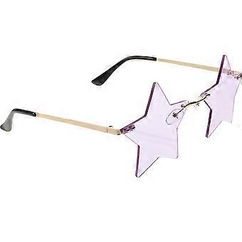 Star briller Party Rimless solbriller Morsomme briller Prop Party Favor