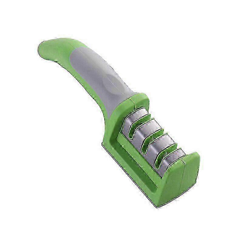 Manual Knife Sharpening Tool for Kitchen with 3-Stage Removable Sharpener
