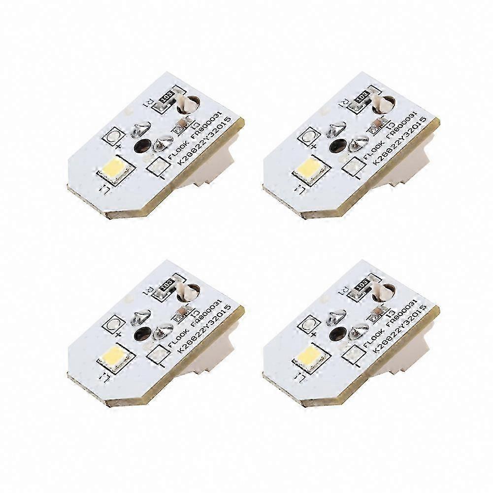 4-Pack LED Light Bulbs for Refrigerators, Compatible with Multiple Models