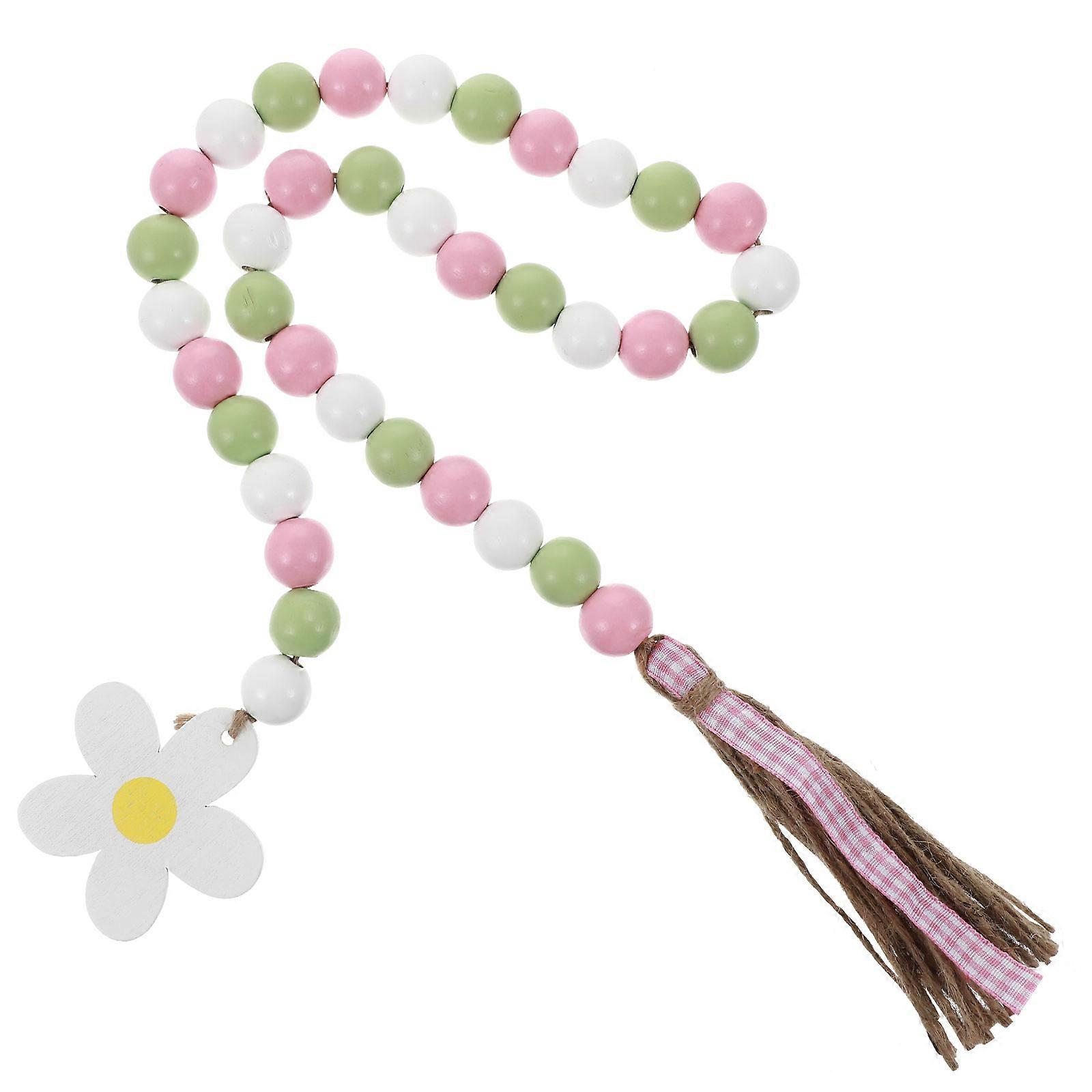 Decorative Beaded Pendant Easter Theme Pendant for Holiday 2Pcs