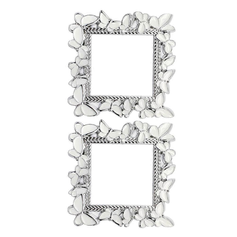 Decorative Light Switch Stickers for Protection 2Pcs White Surround