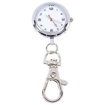 1pc Einzigartige Quarz Taschenuhr Schlüsselanhänger Metall Großes Zifferblatt Krankenschwester Taschenuhr