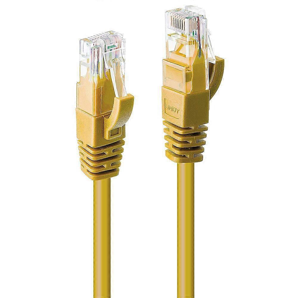 Lindy 3m Cat.6 U/UTP Network Cable Yellow