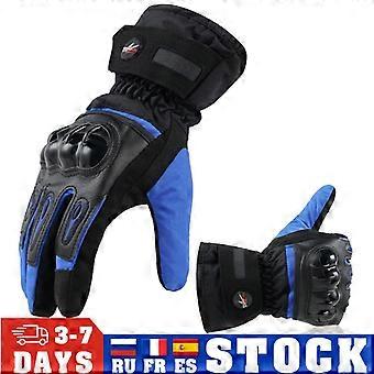 Motorcycle Gloves Winter Warm Skiing Gloves Men Adult Waterproof Windproof Moto Off Road Protective Gear For Ducati Honda Ktm