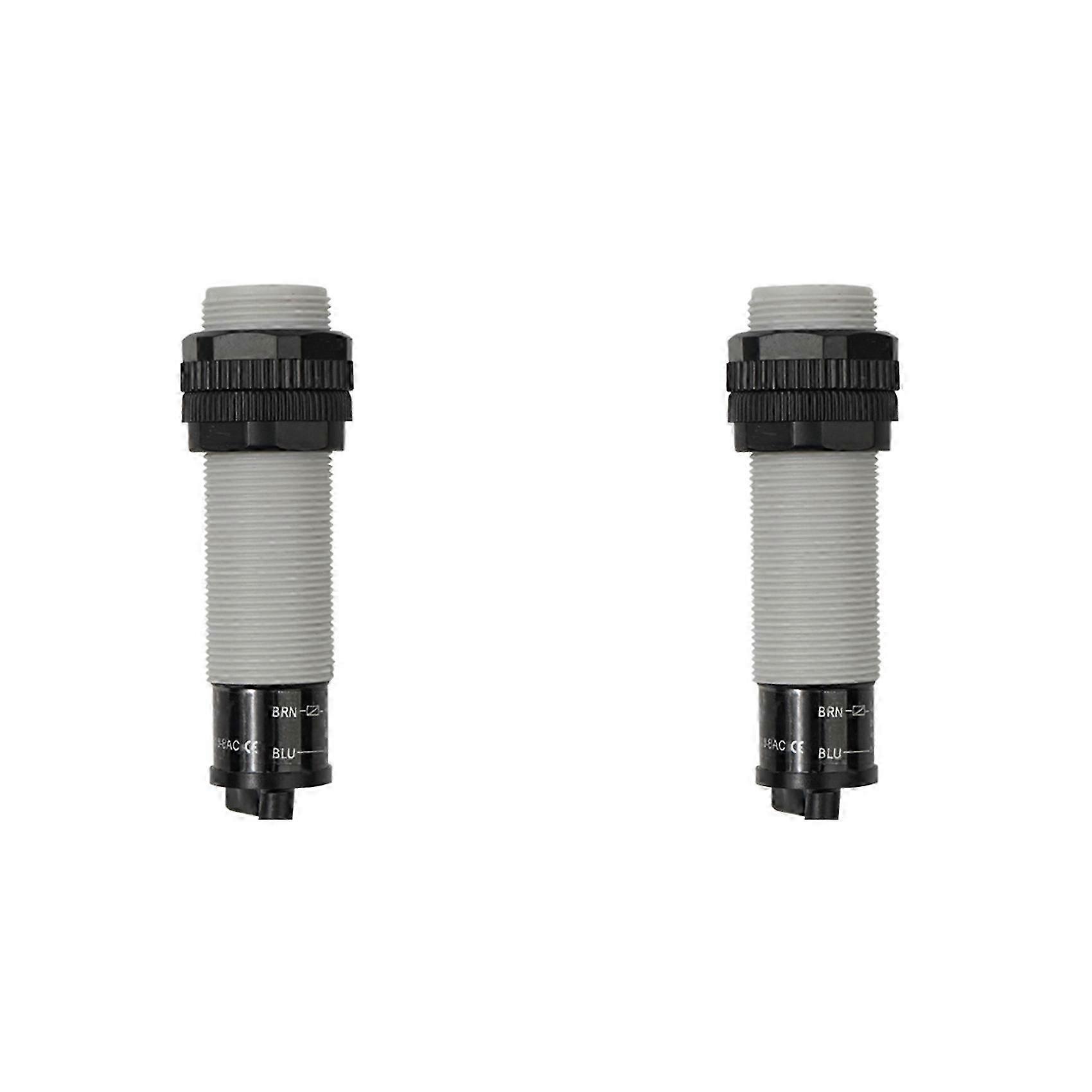 2 Pcs CR18-8DN M18 Capacitive Proximity Switch Sensor High Quality