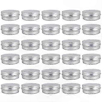 30 Pack Screw Top Lip Balm Tins (1oz) for DIY Lip Care