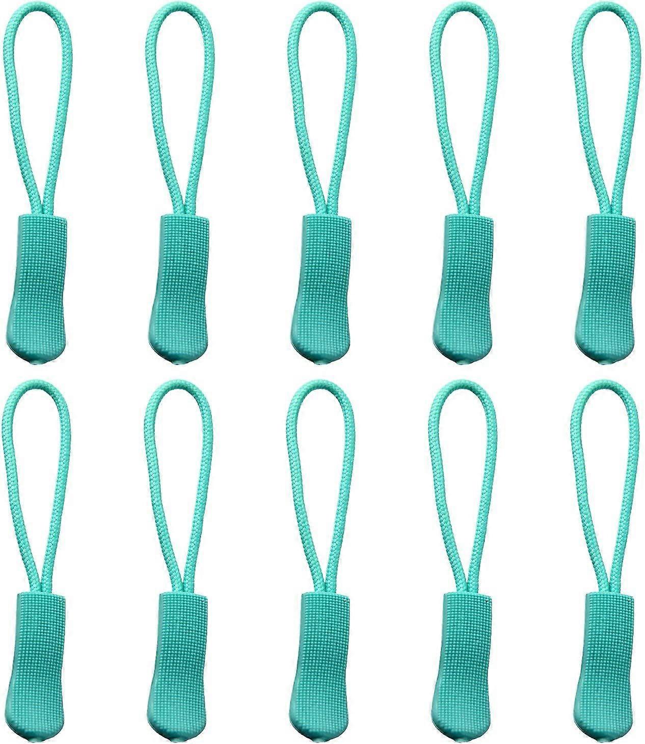 10Pcs Remplacement Zipper Pulls Orange Zipper Pull Cordon Extend, Bleu