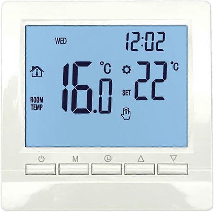(blue) Underfloor heating thermostat, remote control for indoor comfort