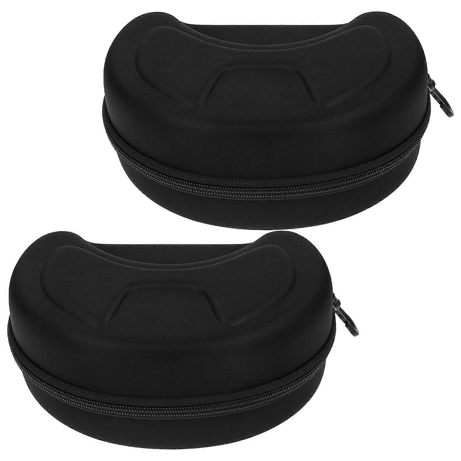 2PCS Large Size Goggles Boxes EVA Sunglasses Storage Boxes Glasses Boxes