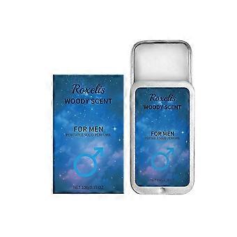 Frisches festes Parfüm für Herren für anhaltenden Duft Tragbares Körperparfüm für Herren Holzduft festes Eau de Toilette