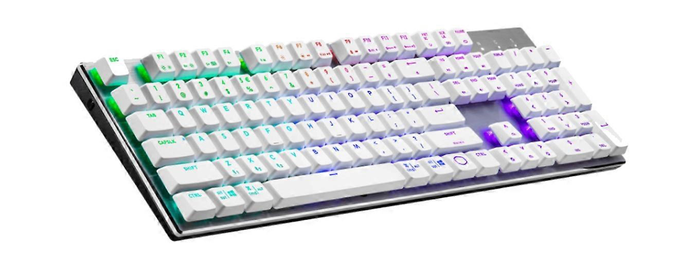 Cooler Master SK653 White Bluetooth Keyboard (Blue Switch)