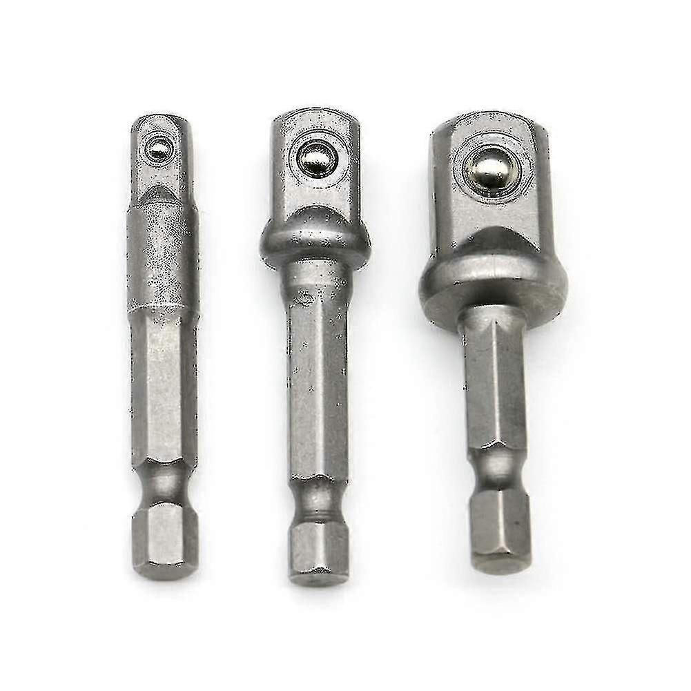 Drill Nut, Driver Power, Extension Set- Socket Hex, Shank Adapter For Drills