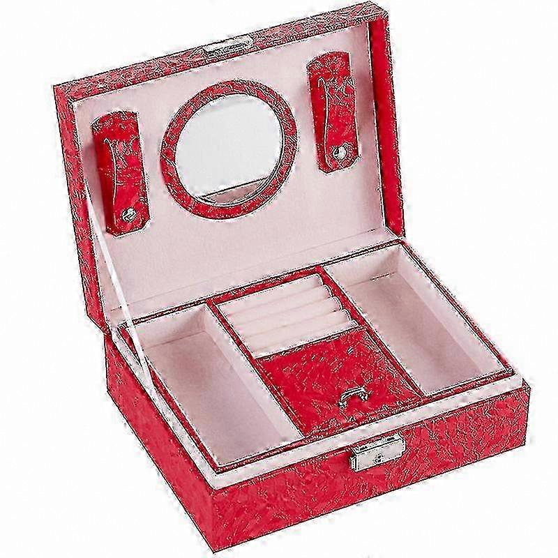 Double Layer Jewelry Storage Box with Organizer