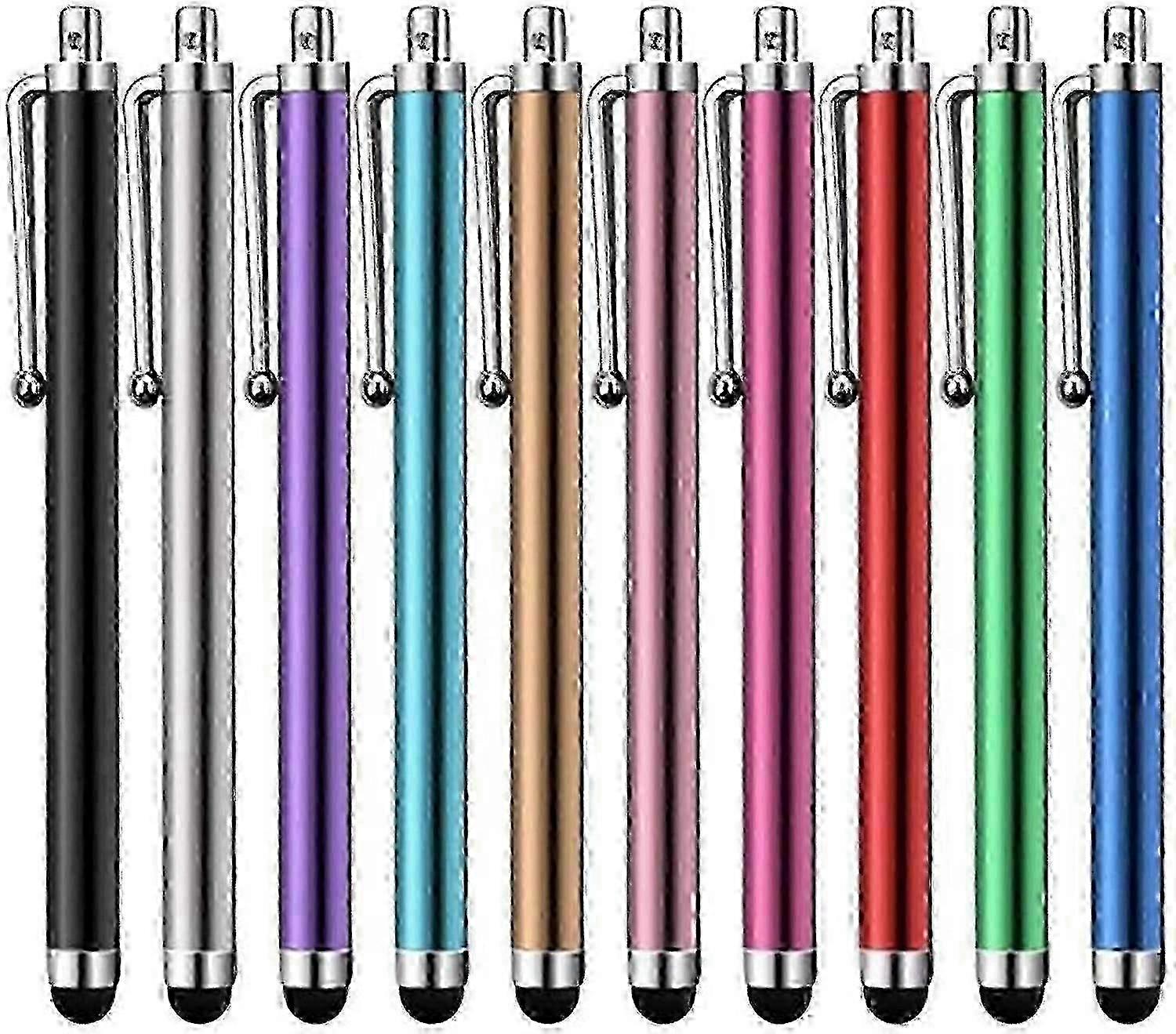 10 Pack Universal Capacitive Stylus Pen, Touch Screen Capacitive Stylus Pen