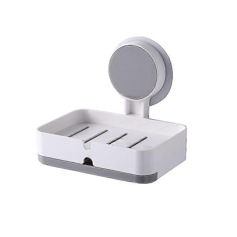 Soap dish, bathroom accessories, without drilling, white